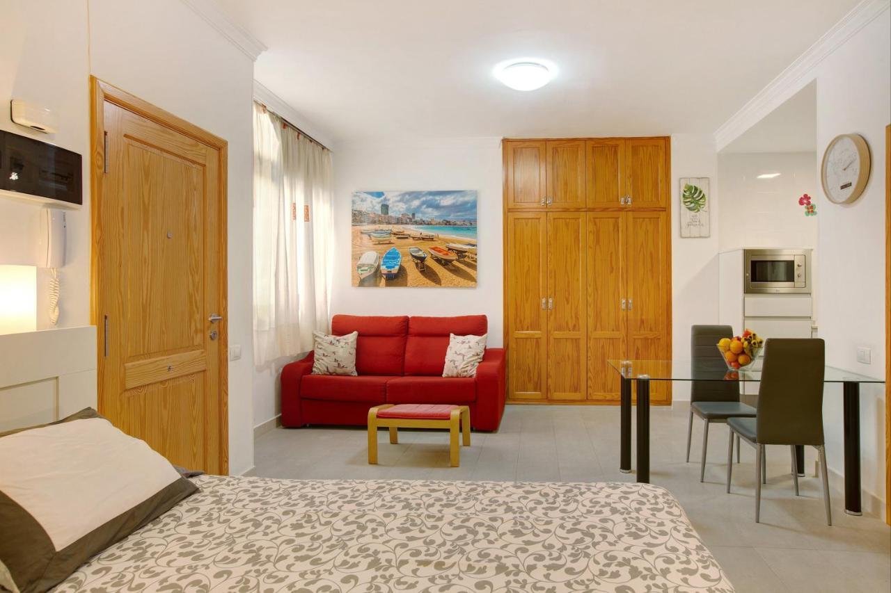 Beach Studio Apartment Canteras Las Palmas de Gran Canaria Exterior foto