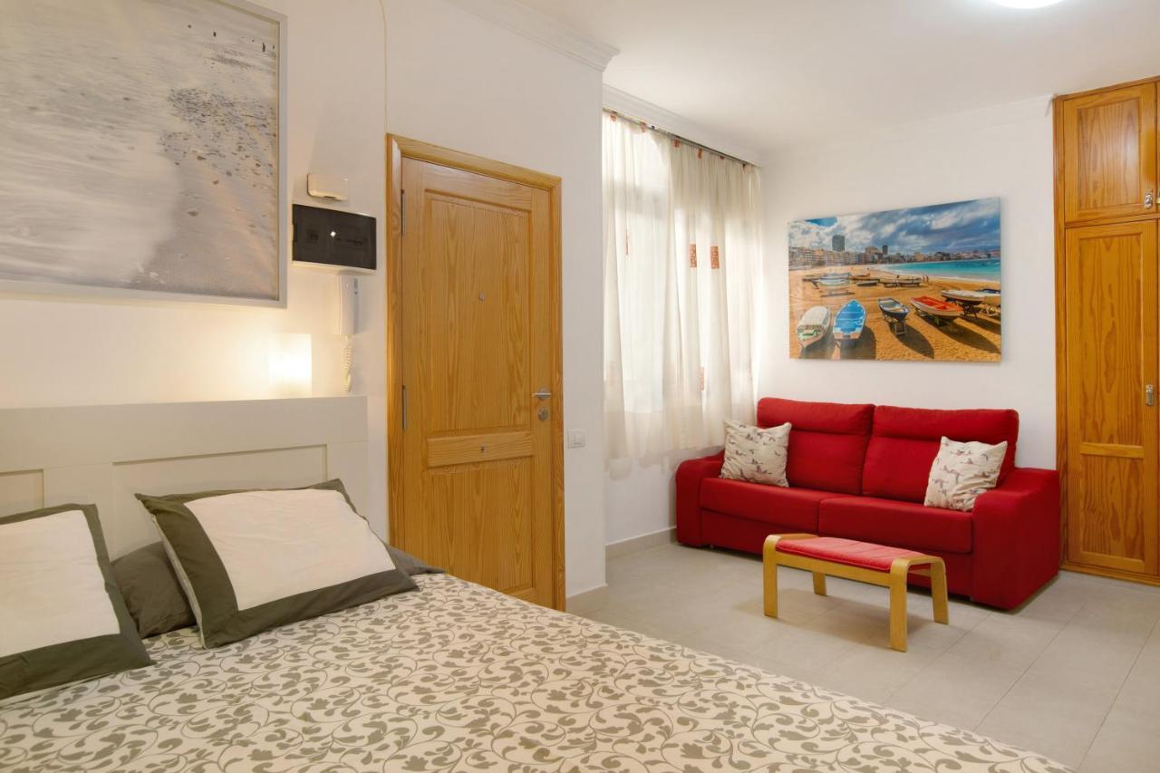 Beach Studio Apartment Canteras Las Palmas de Gran Canaria Exterior foto